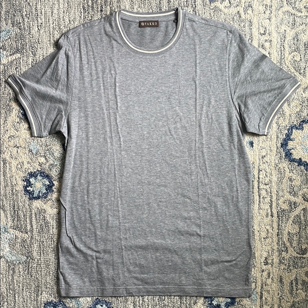 Vakko Gray Short Sleeve Tee